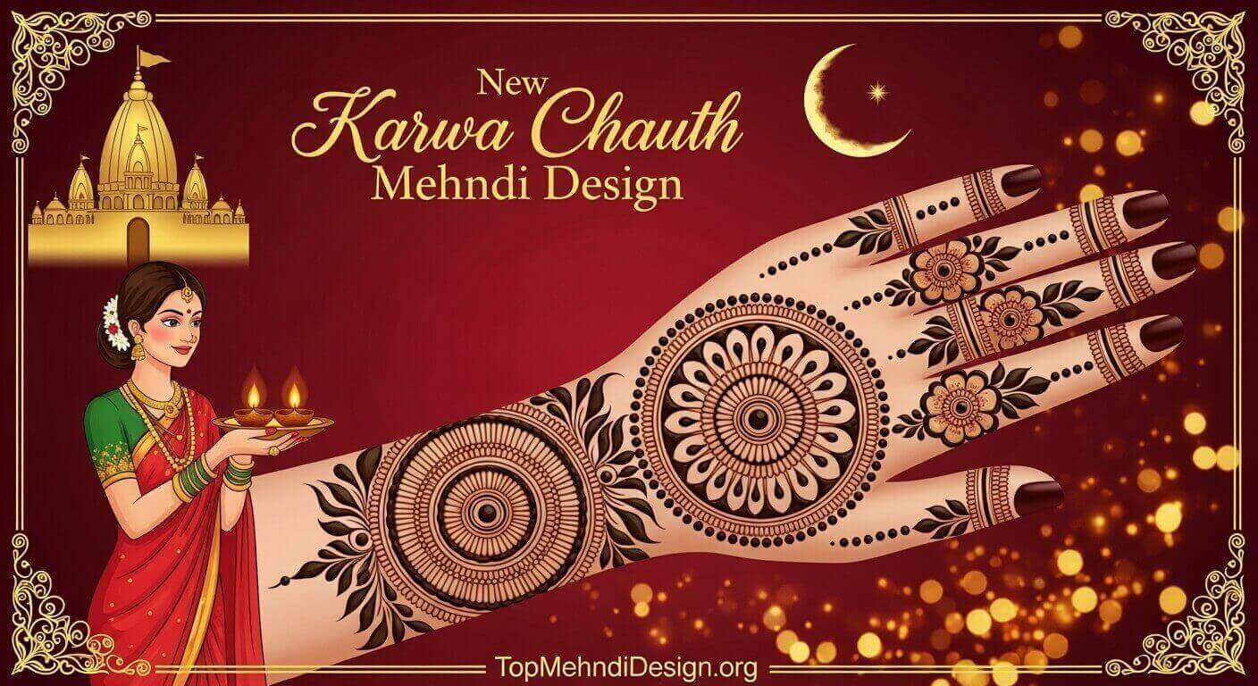 New Karwa Chauth Mehndi Design 2026