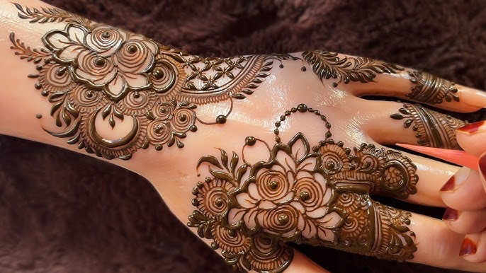 Rose Mehndi Design 2026