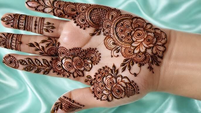 Rose Mehndi Design 2026