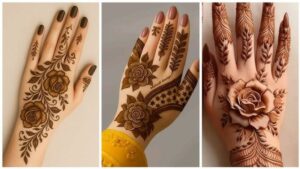 Rose Mehndi Design 2026
