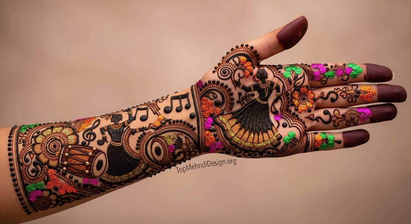 Mehndi Design for Sangeet 2026