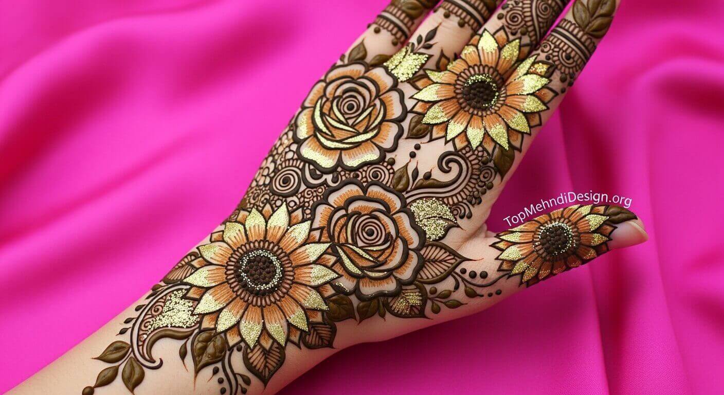 Mehndi Design for Sangeet 2026