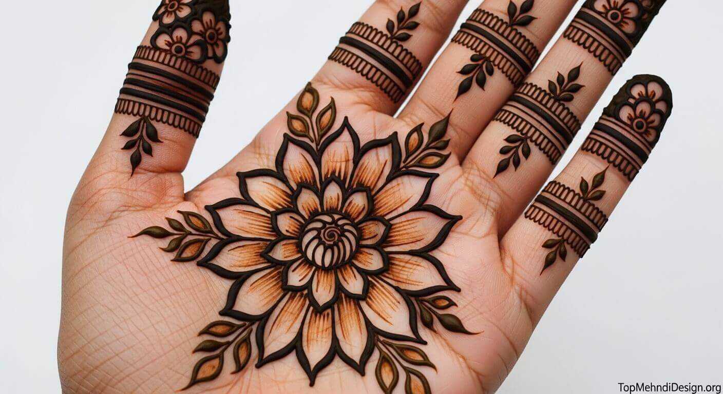 Mehndi Design for Sangeet 2026