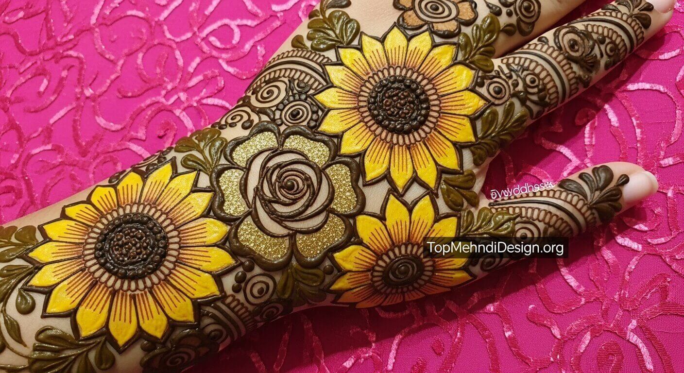 Mehndi Design for Sangeet 2026