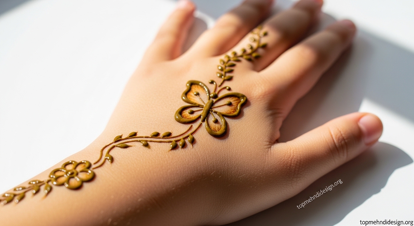 Simple Arabic Mehndi Design 2026