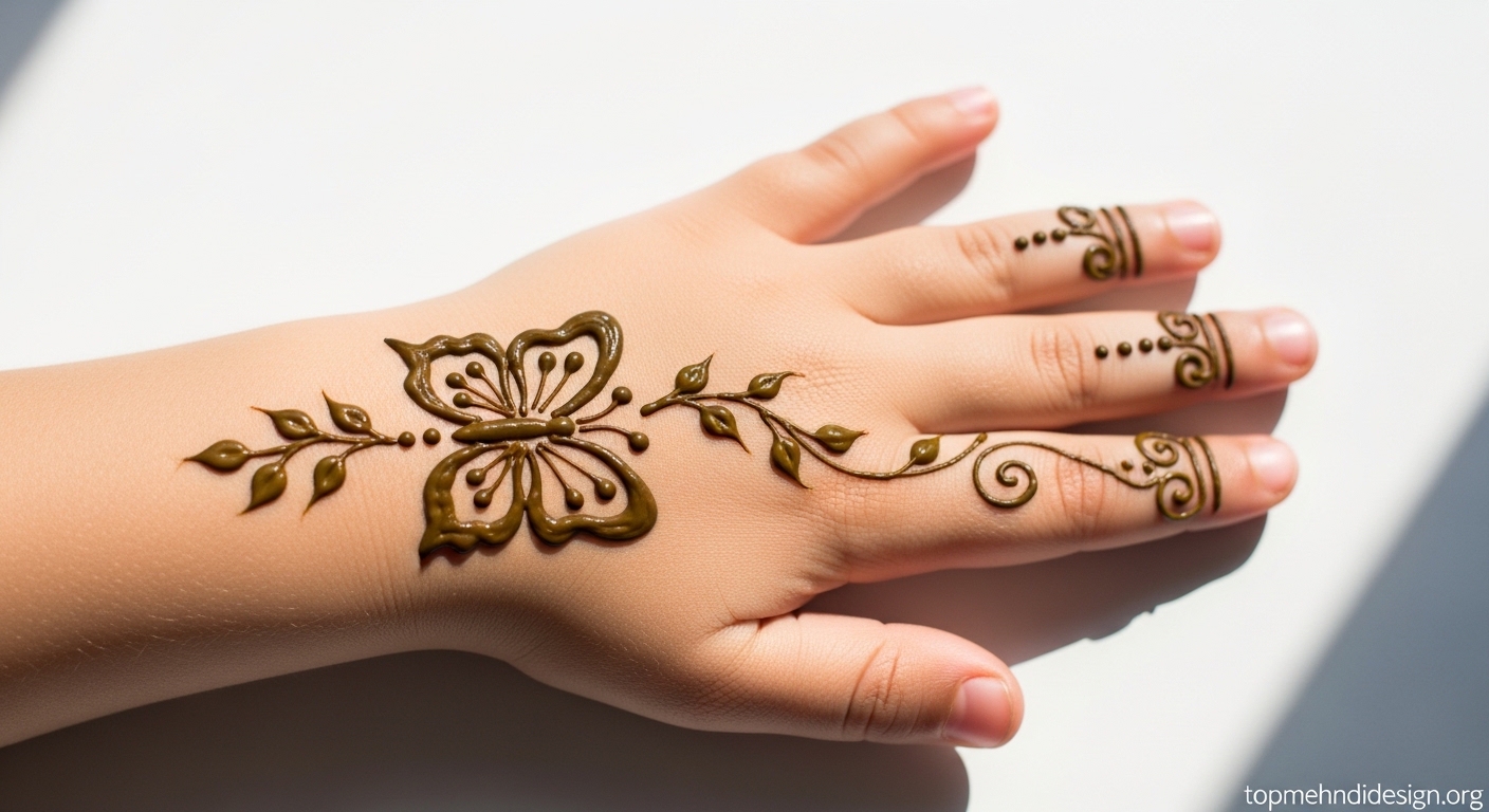 Simple Arabic Mehndi Design 2026