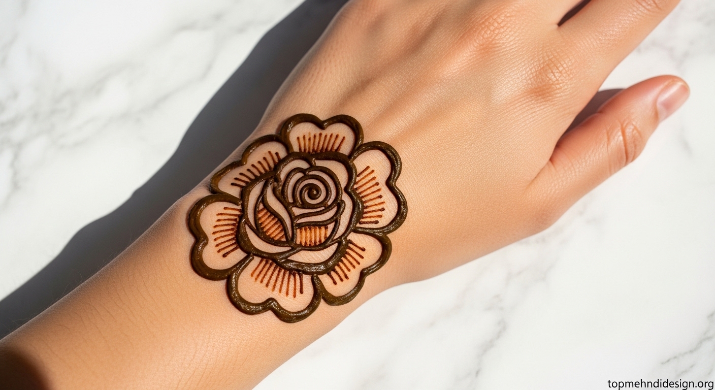 Simple Arabic Mehndi Design 2026