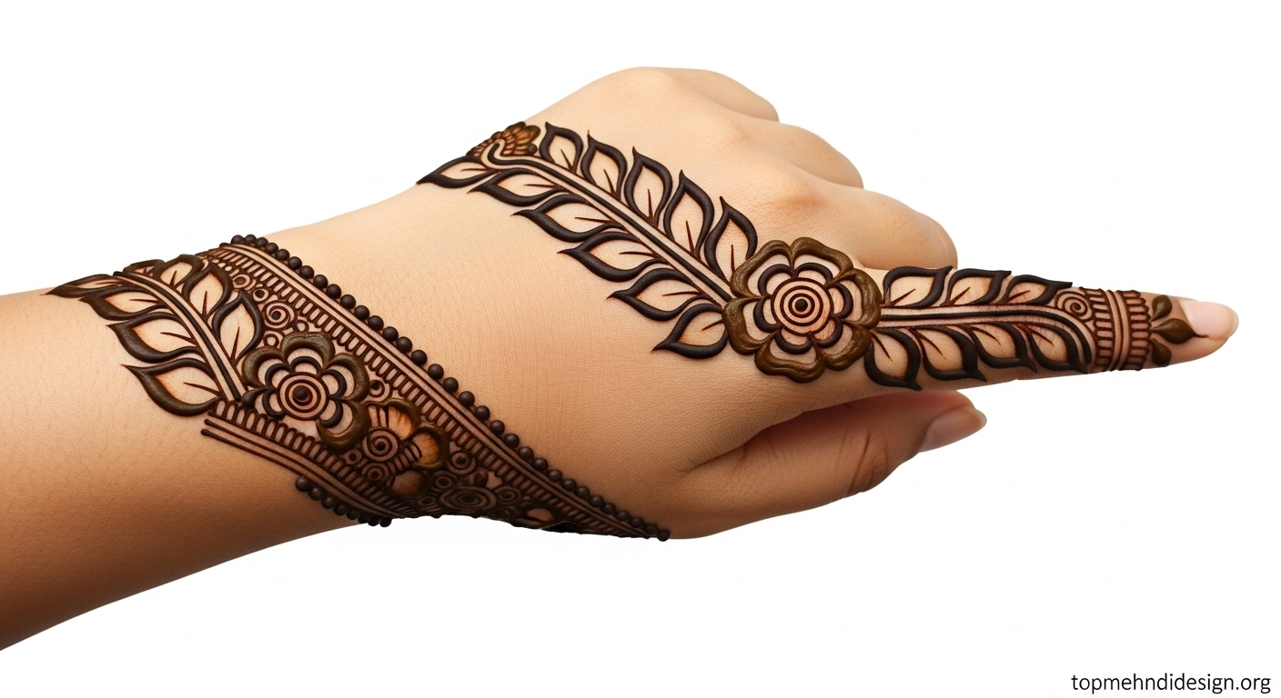 Simple Arabic Mehndi Design 2026
