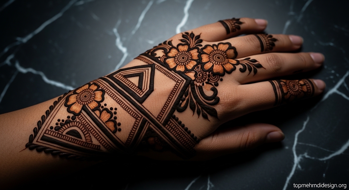 Simple Arabic Mehndi Design 2026