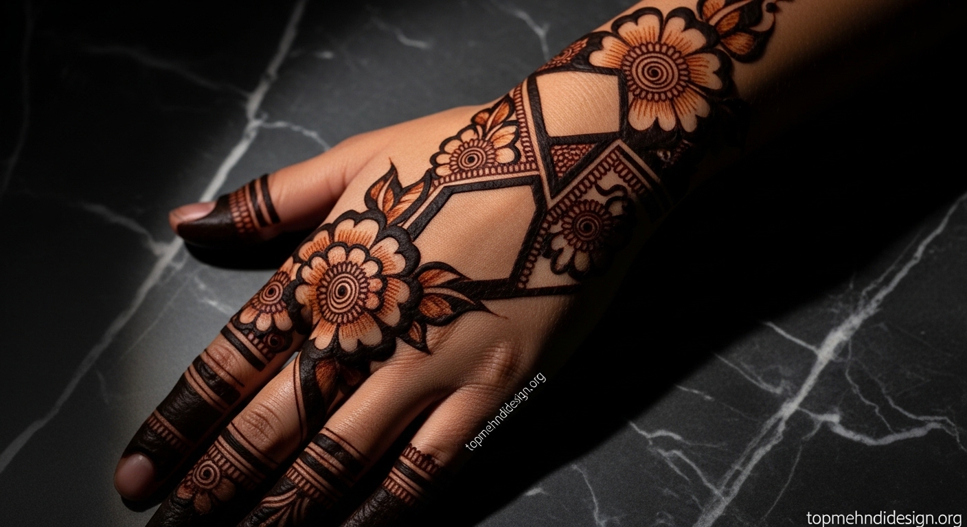 Simple Arabic Mehndi Design 2026