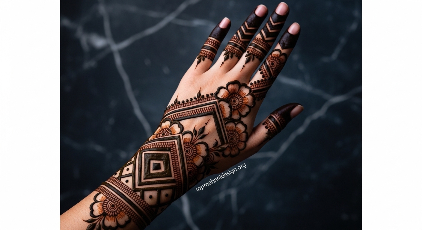 Simple Arabic Mehndi Design 2026