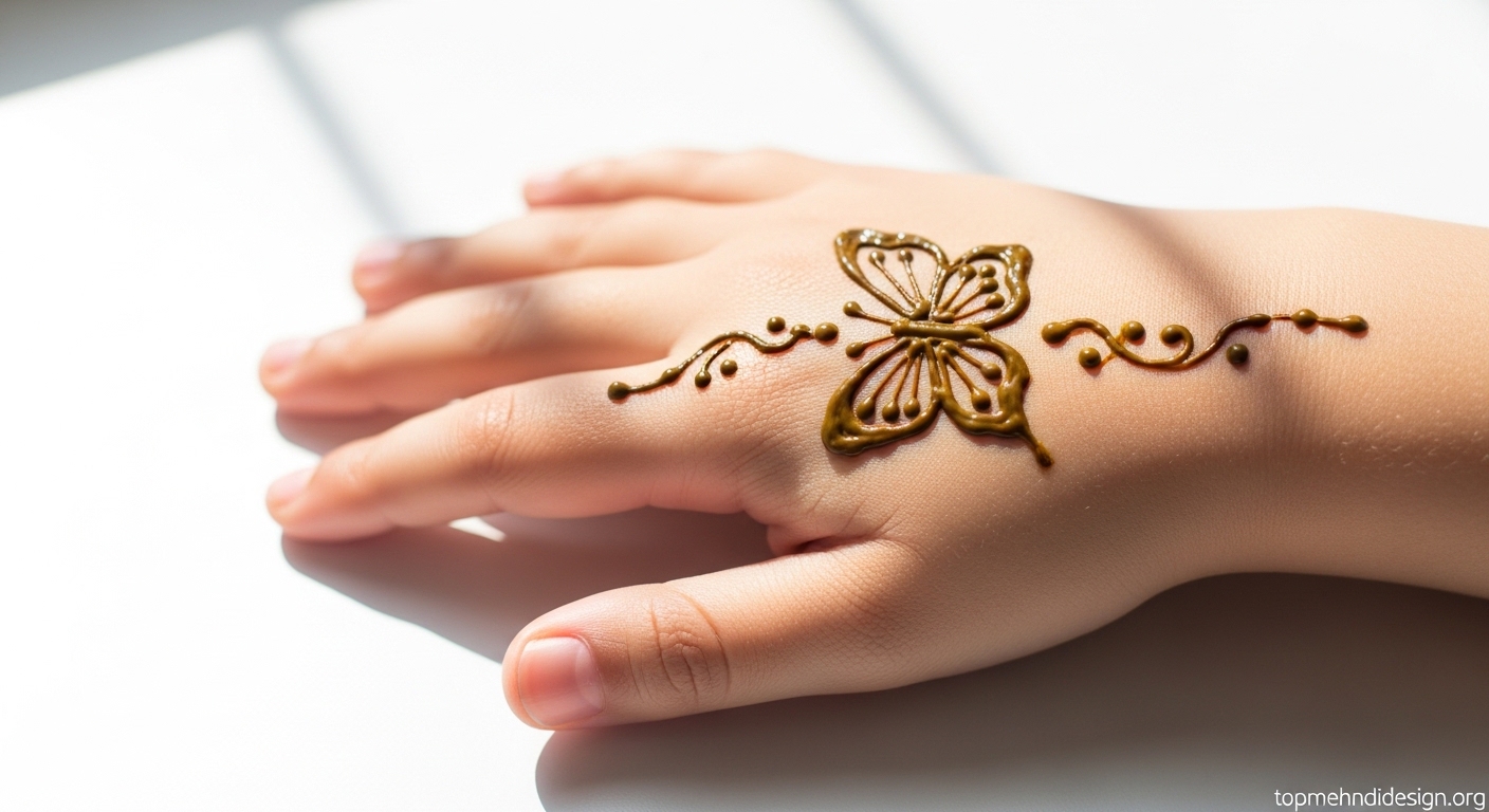 Simple Arabic Mehndi Design 2026