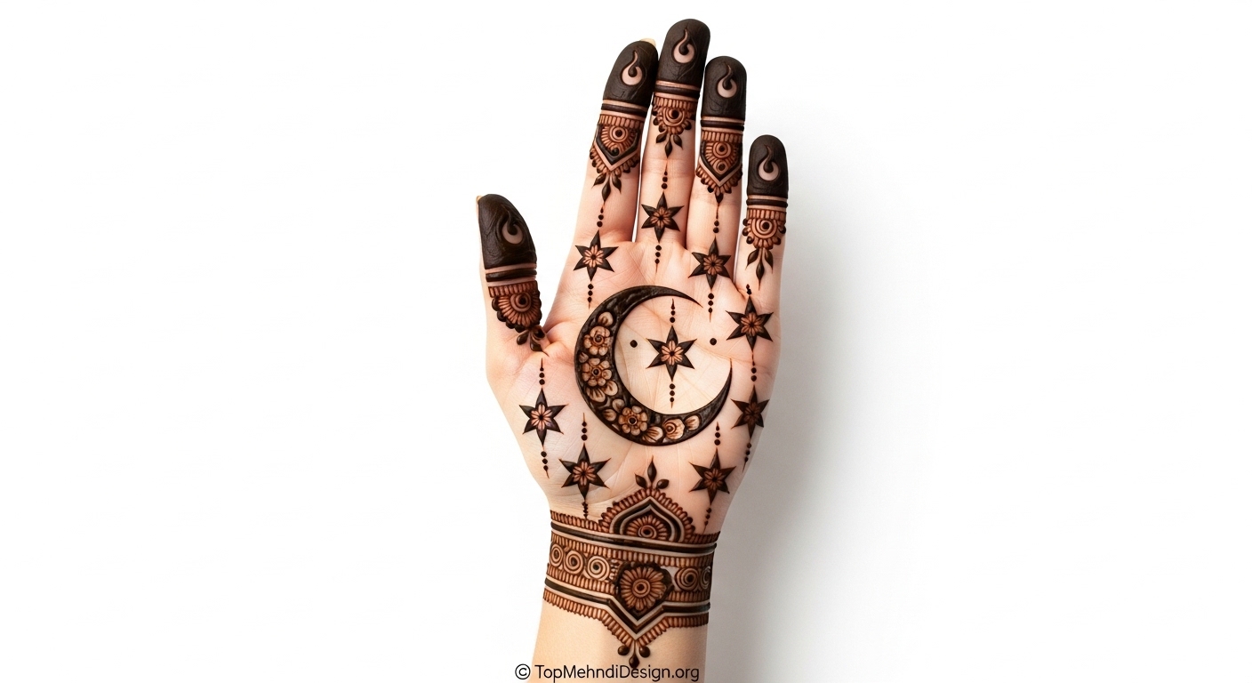 Simple Arabic Mehndi Design Front Hand 2026