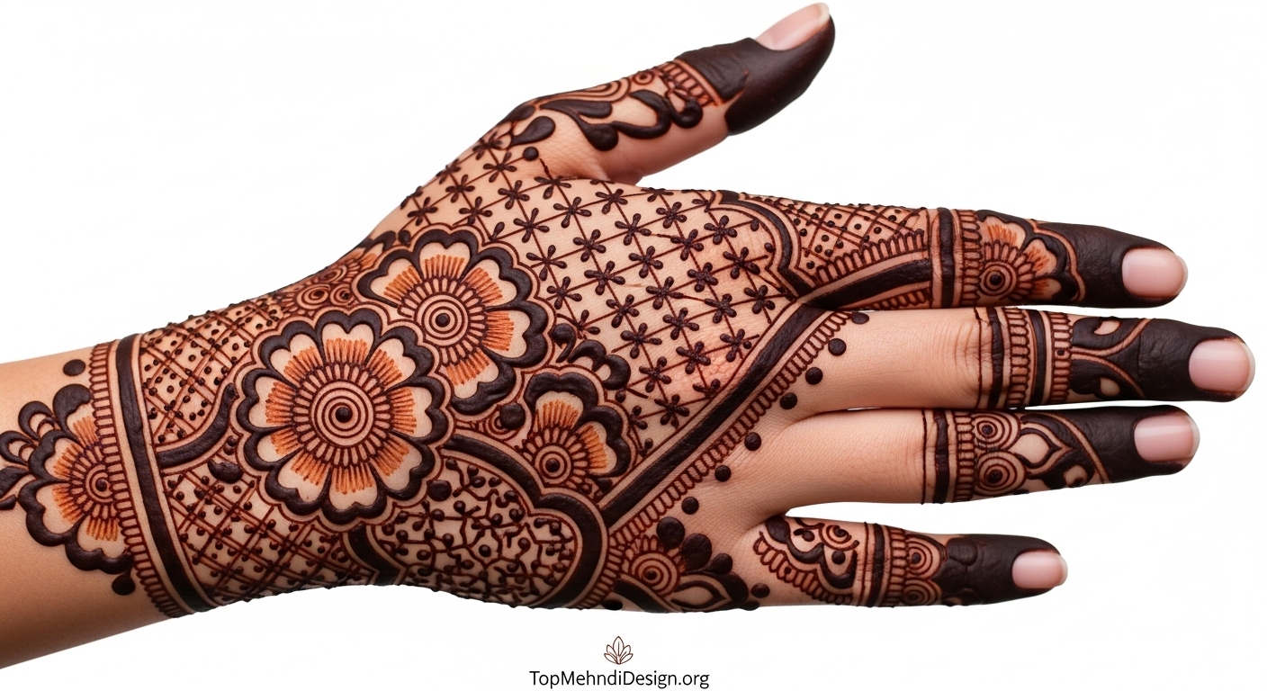 Simple Arabic Mehndi Design Front Hand 2026