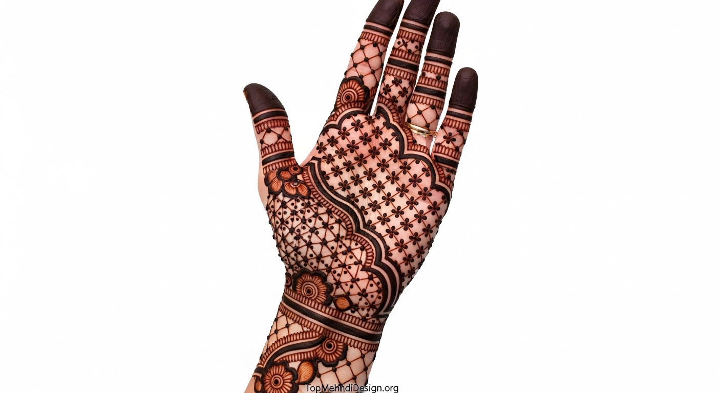 Simple Arabic Mehndi Design Front Hand 2026
