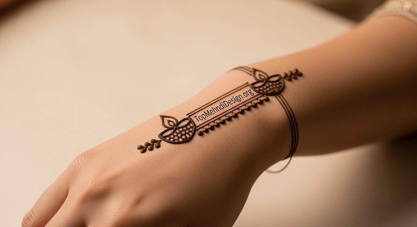 Simple Diwali Mehndi Design 2026