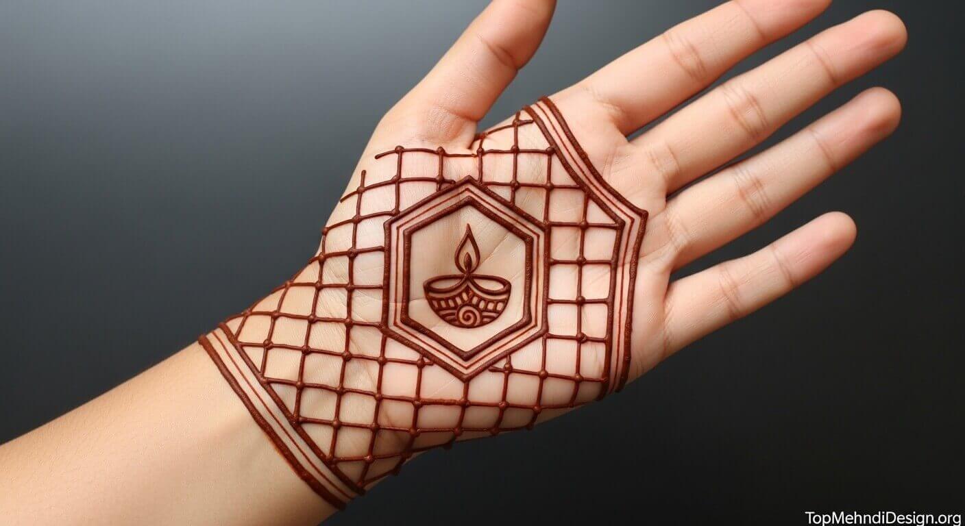 Simple Diwali Mehndi Design Back Hand 2026