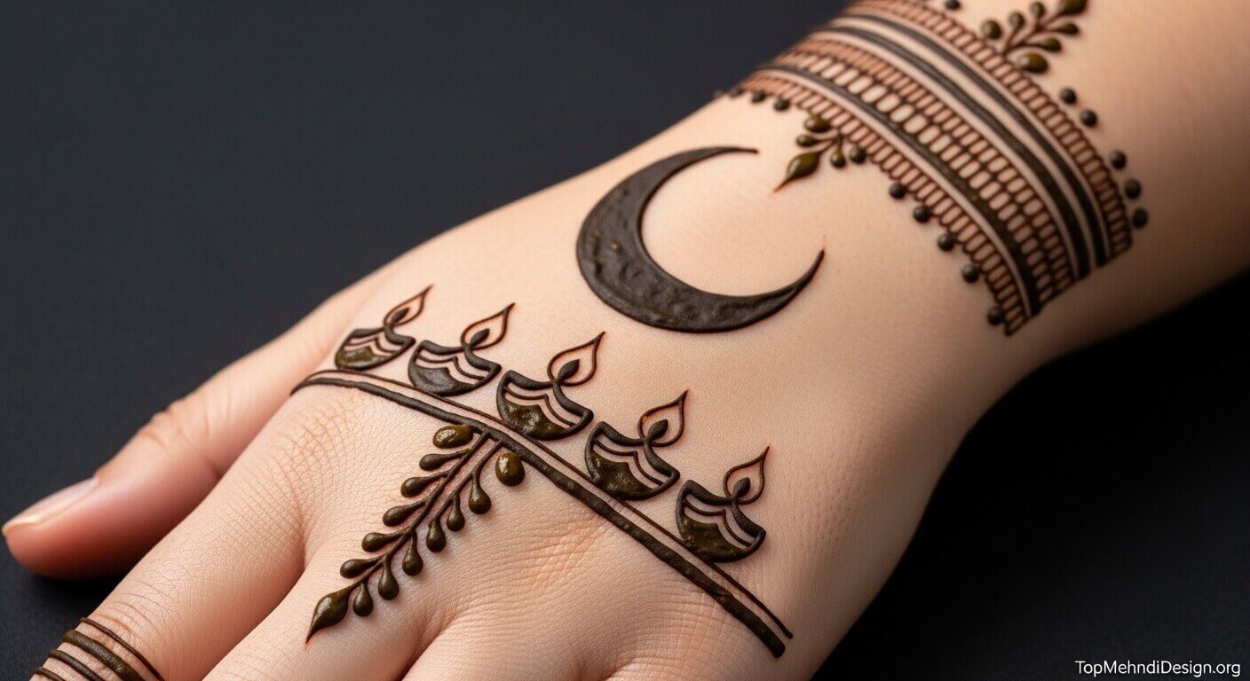 Simple Diwali Mehndi Design Back Hand 2026