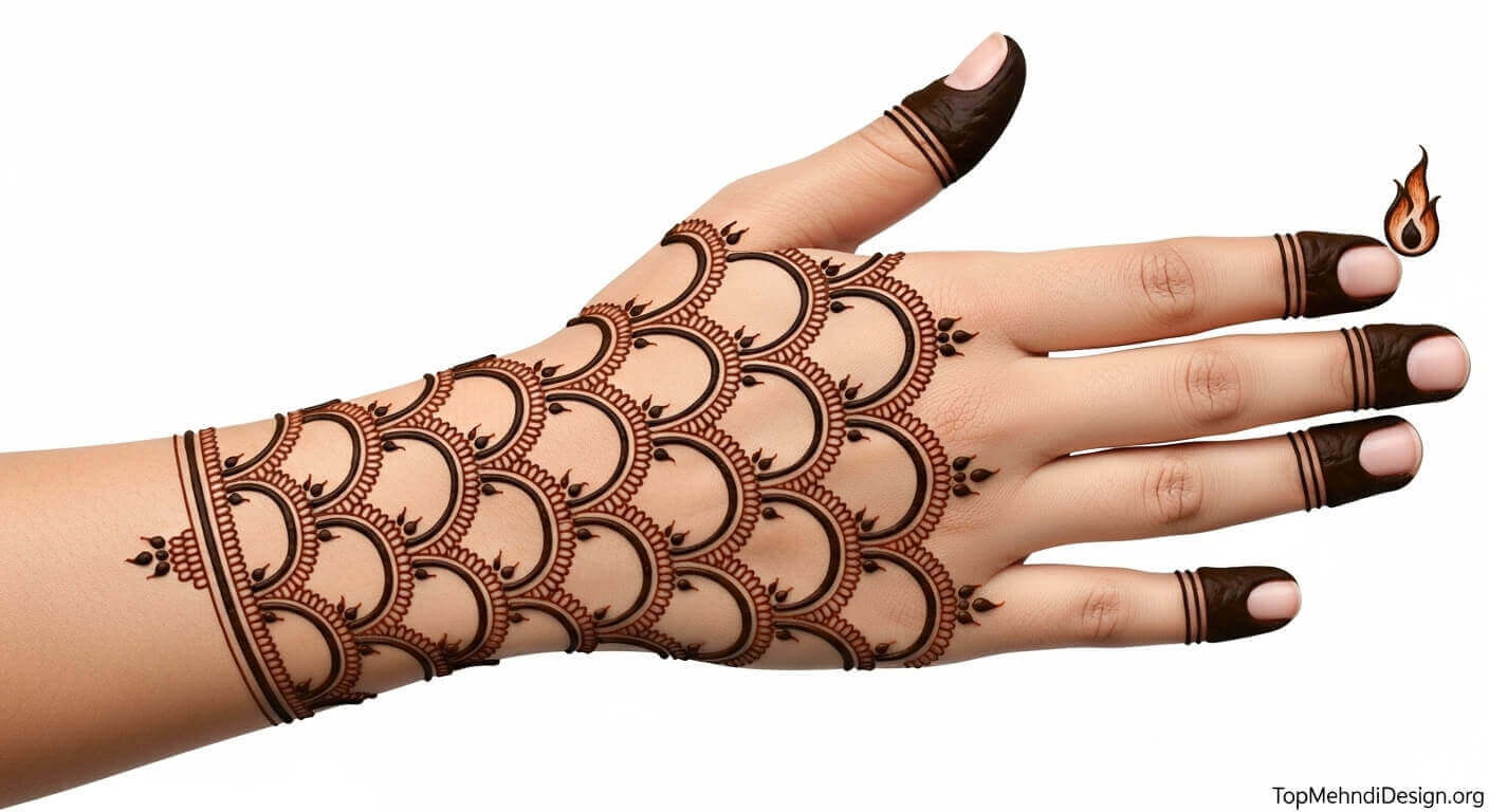 Simple Diwali Mehndi Design Back Hand 2026