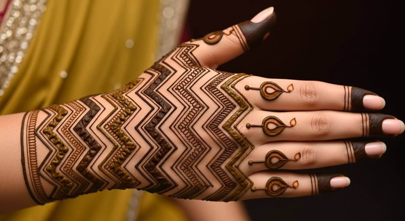 Simple Diwali Mehndi Design Back Hand 2026