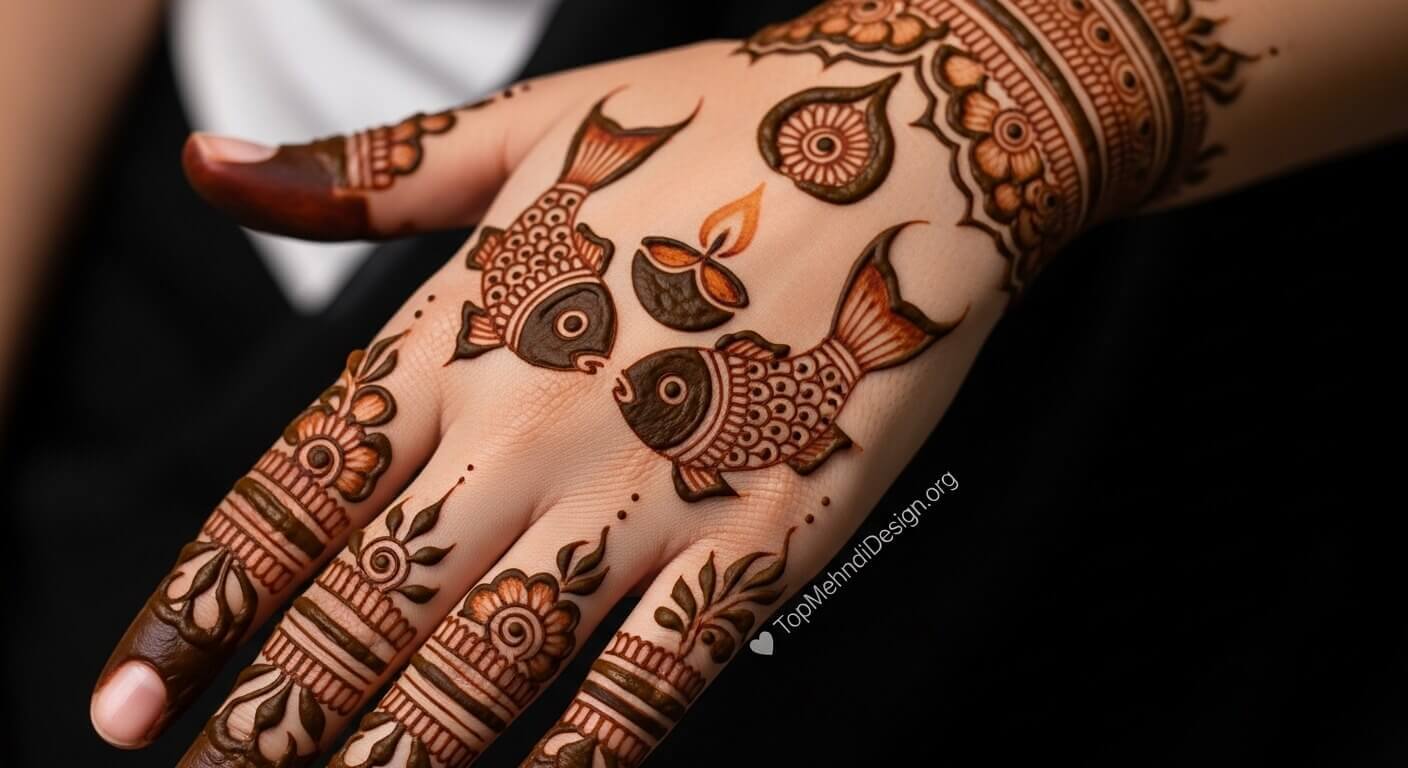 Simple Diwali Mehndi Design Back Hand 2026