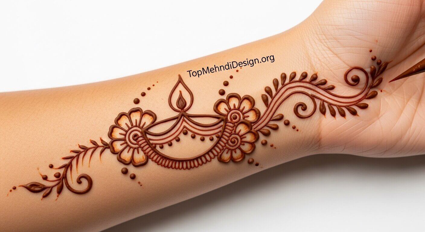Simple Navratri Mehndi Design for Beginners 2026