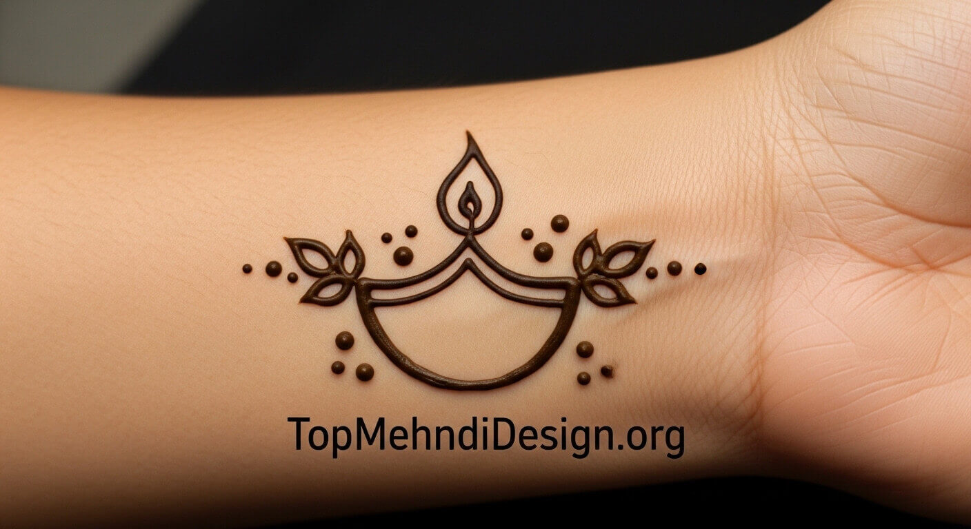 Simple Navratri Mehndi Design for Beginners 2026