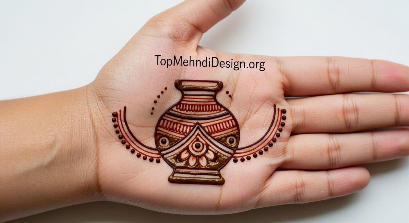 Simple Navratri Mehndi Design for Beginners 2026