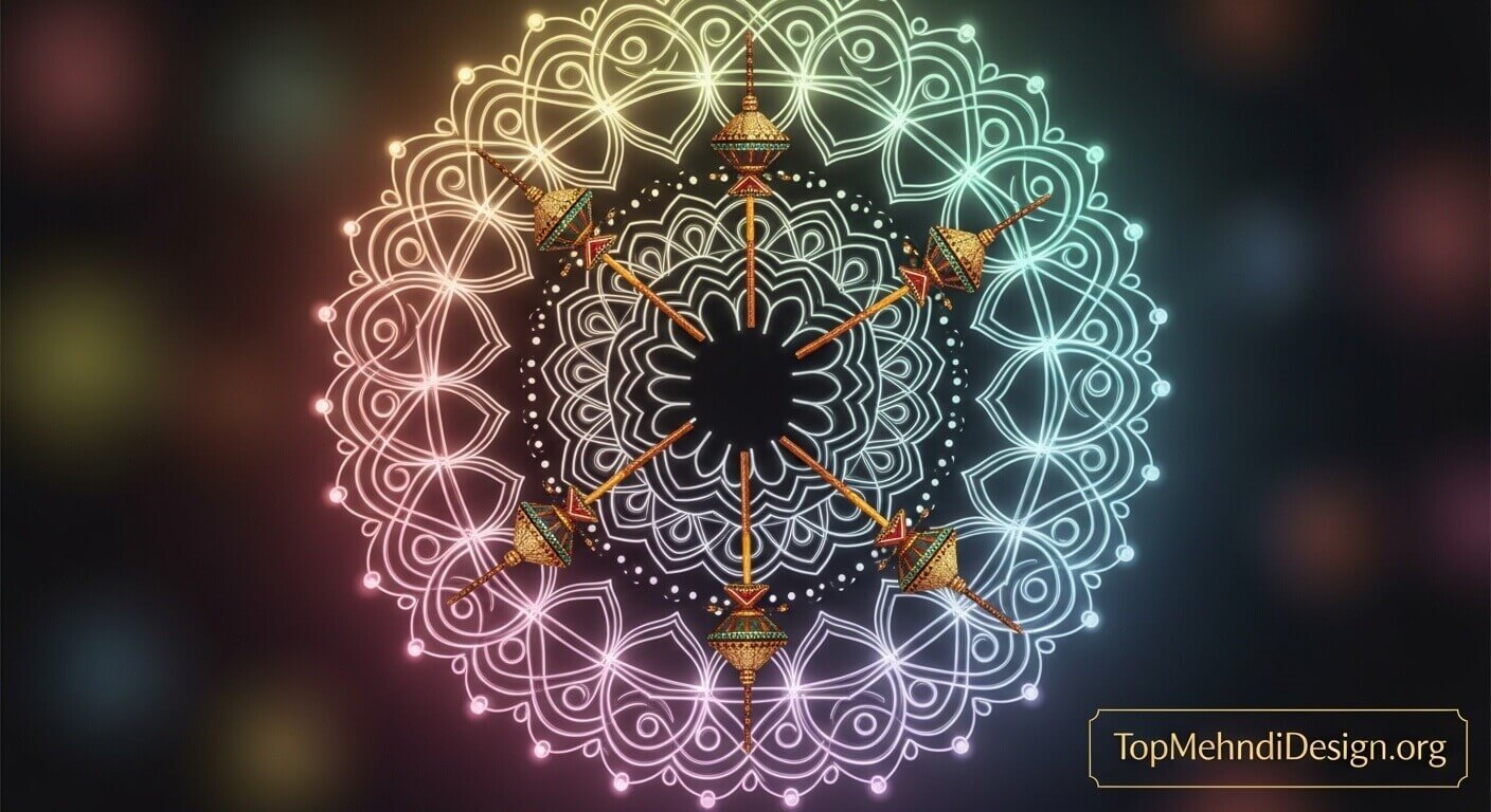 Simple Navratri Mehndi Design for Beginners 2026