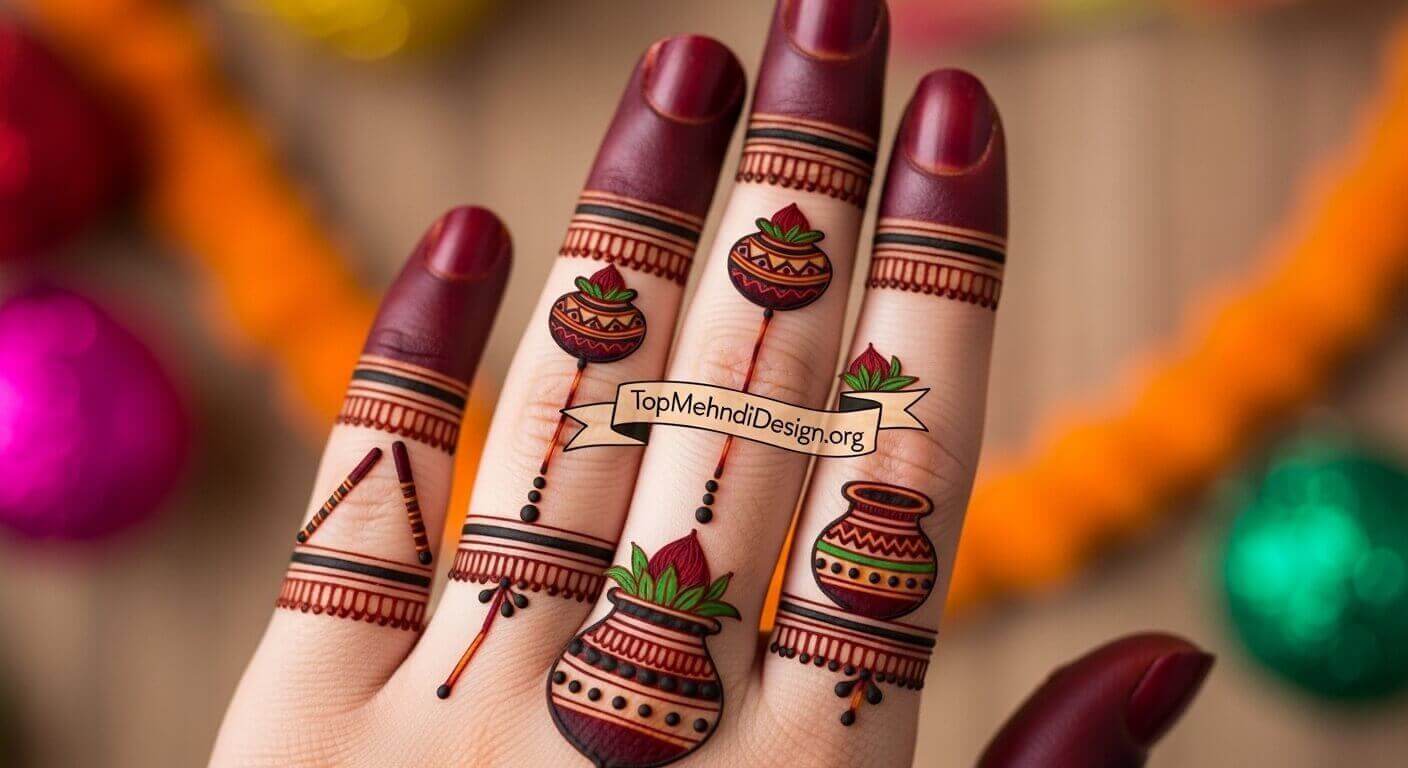 Simple Navratri Mehndi Design for Beginners 2026