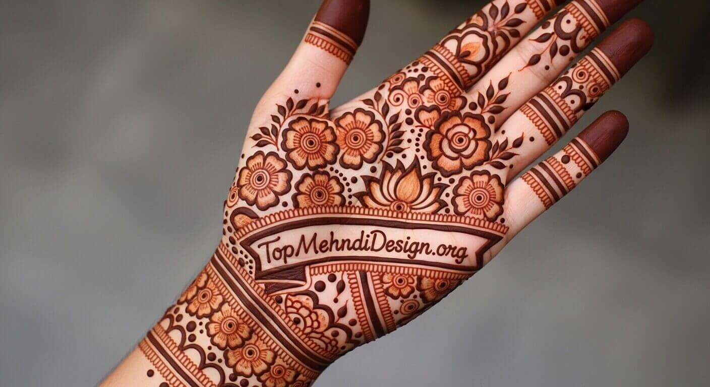 Simple Navratri Mehndi Design for Beginners 2026
