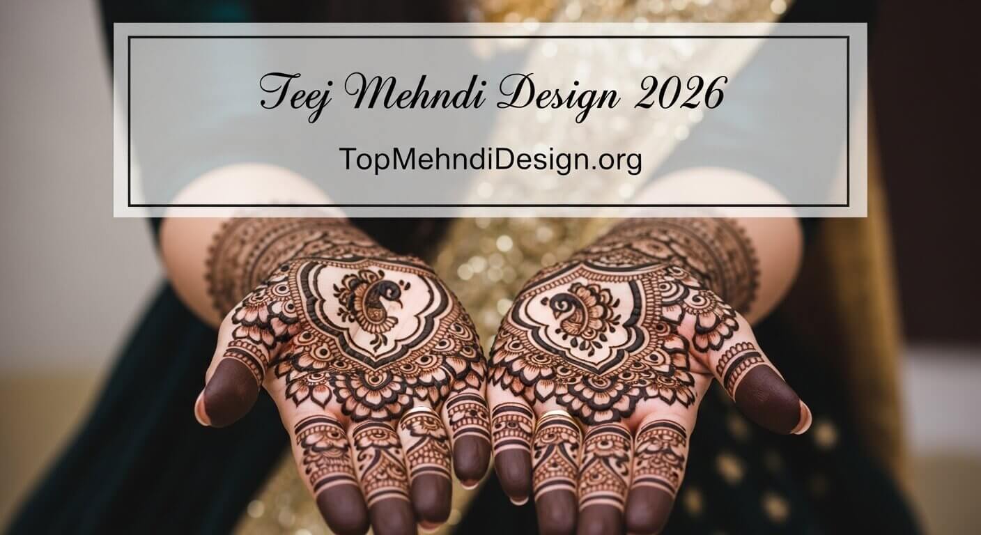 Teej Mehndi Design 2026