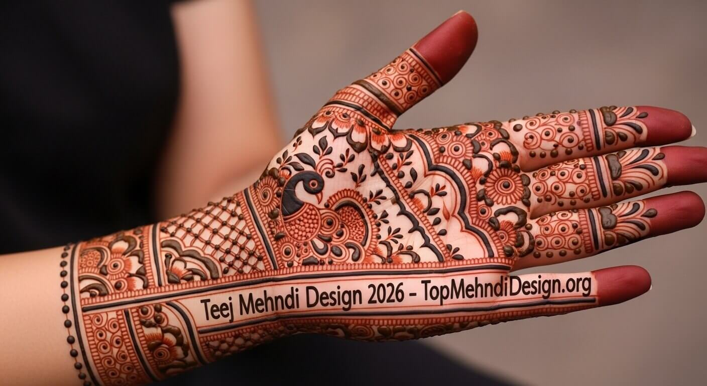 Teej Mehndi Design 2026