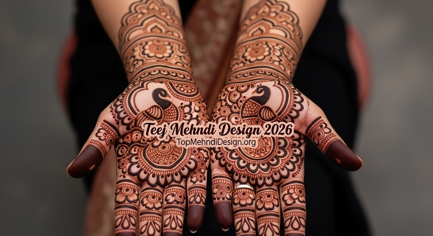 Teej Mehndi Design 2026