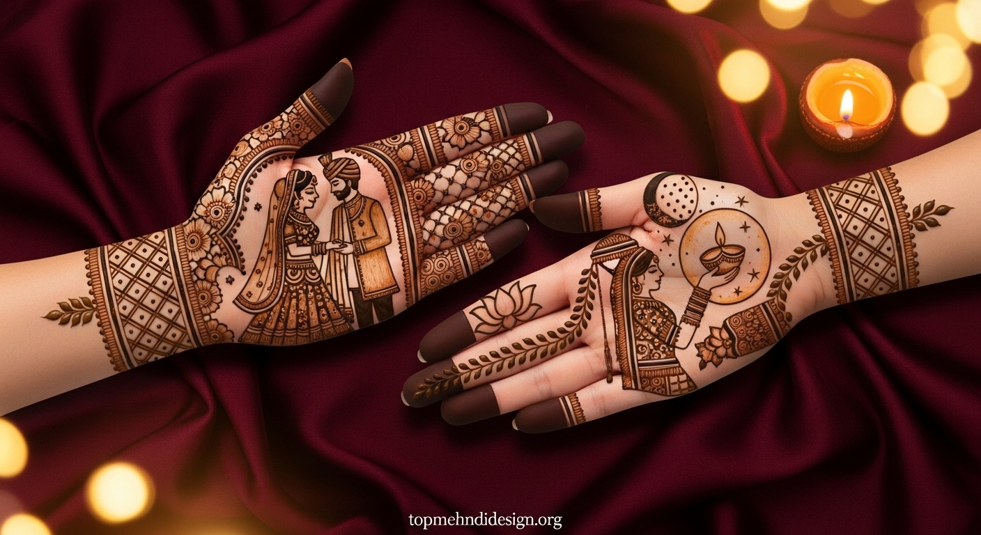 Karwa Chauth Mehndi Design 2026