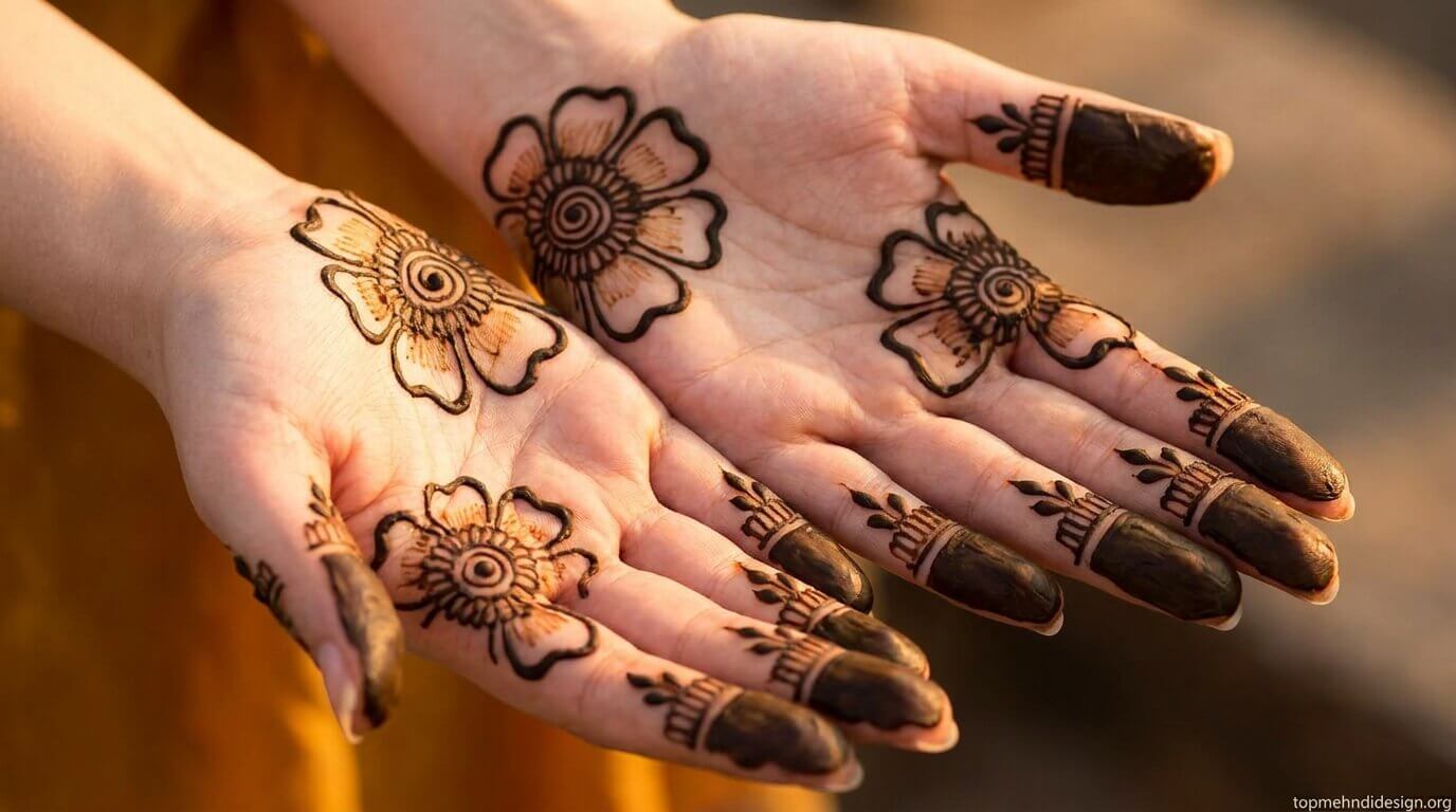 Bakra Eid Mehndi Design Arabic Simple 2026