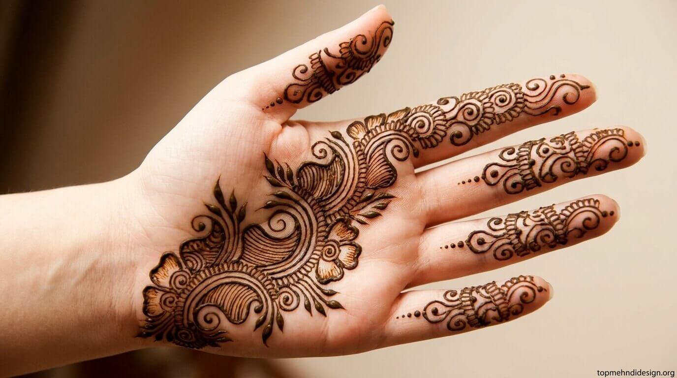 Bakra Eid Mehndi Design Arabic Simple 2026