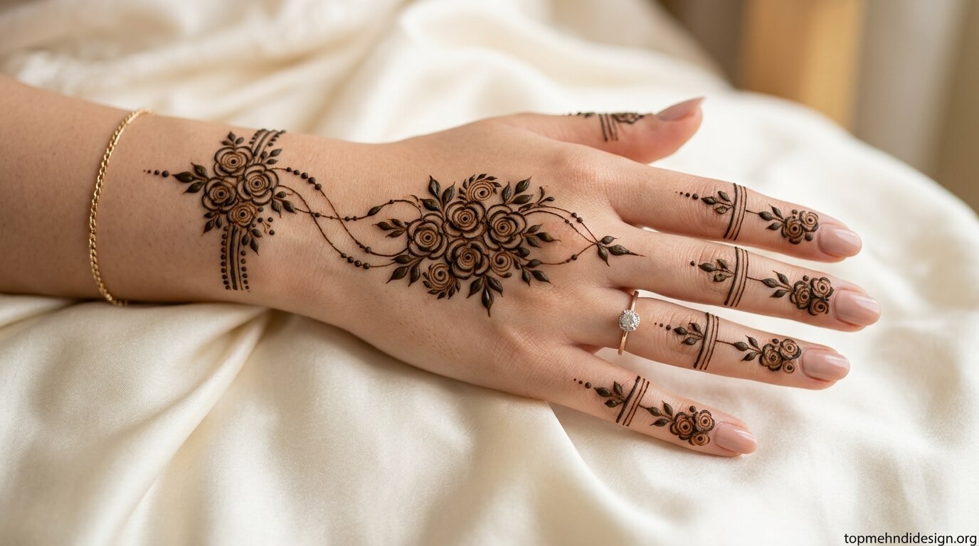 Bakra Eid Mehndi Design Simple Back Hand 2026