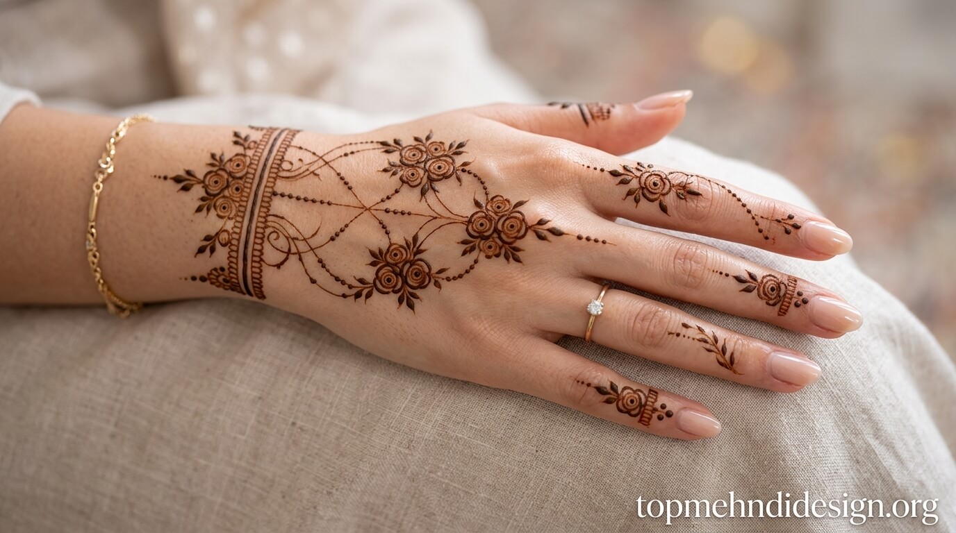 Bakra Eid Mehndi Design Simple Back Hand 2026