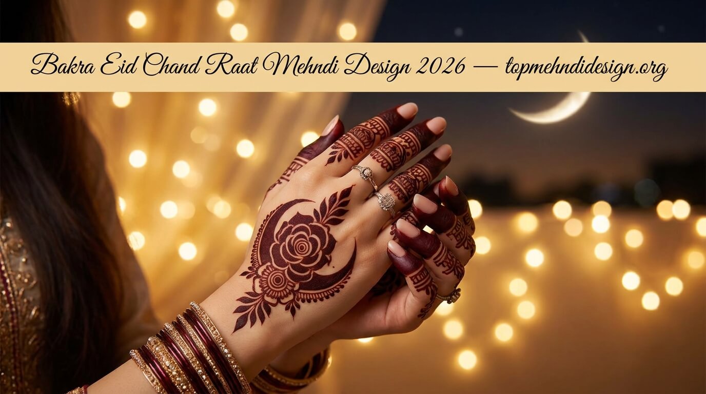 Bakra Eid Chand Raat Mehndi Design 2026