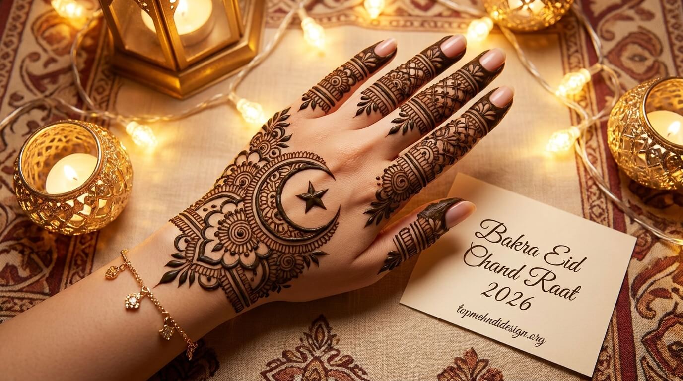 Bakra Eid Chand Raat Mehndi Design 2026