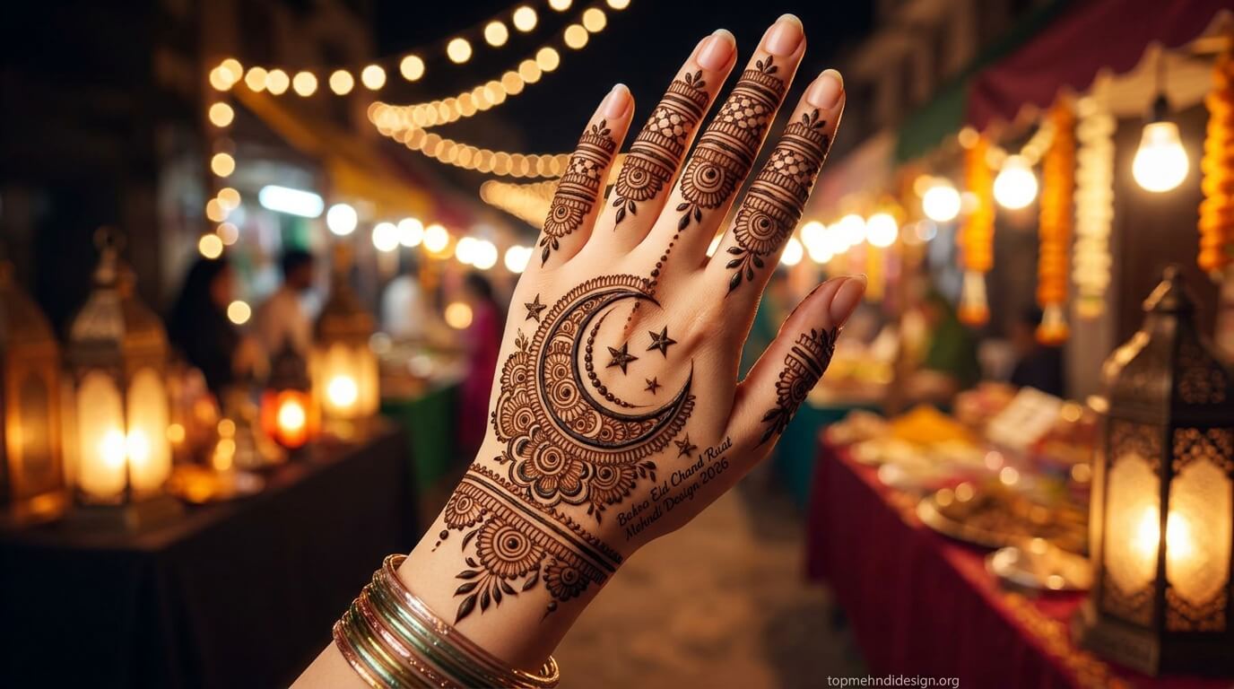 Bakra Eid Chand Raat Mehndi Design 2026