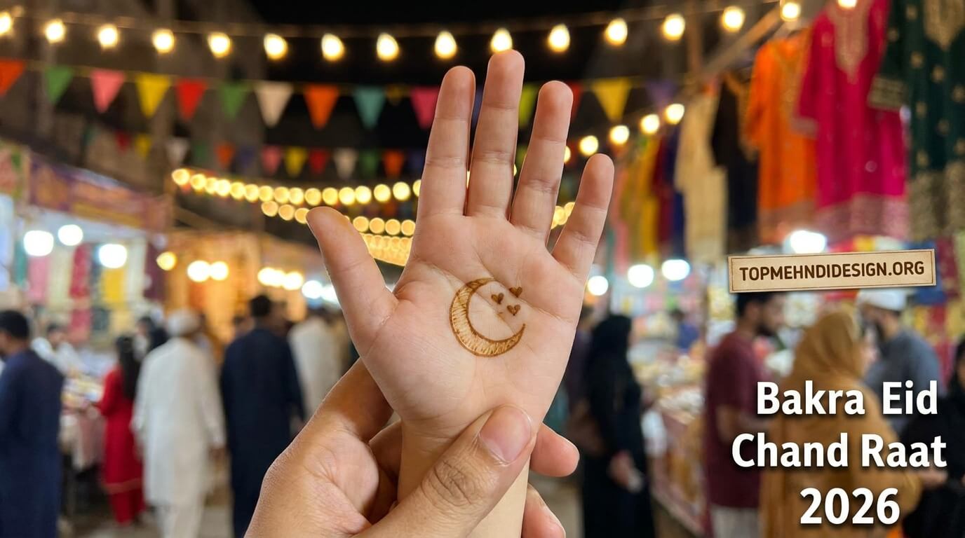 Bakra Eid Chand Raat Mehndi Design 2026
