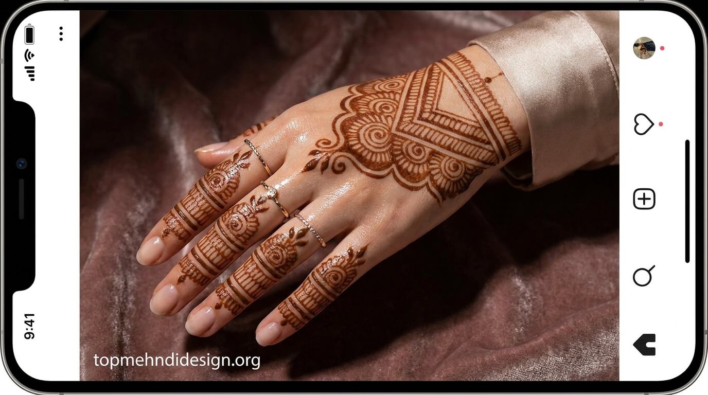 Bakra Eid Full Hand Mehndi Design Simple 2026 