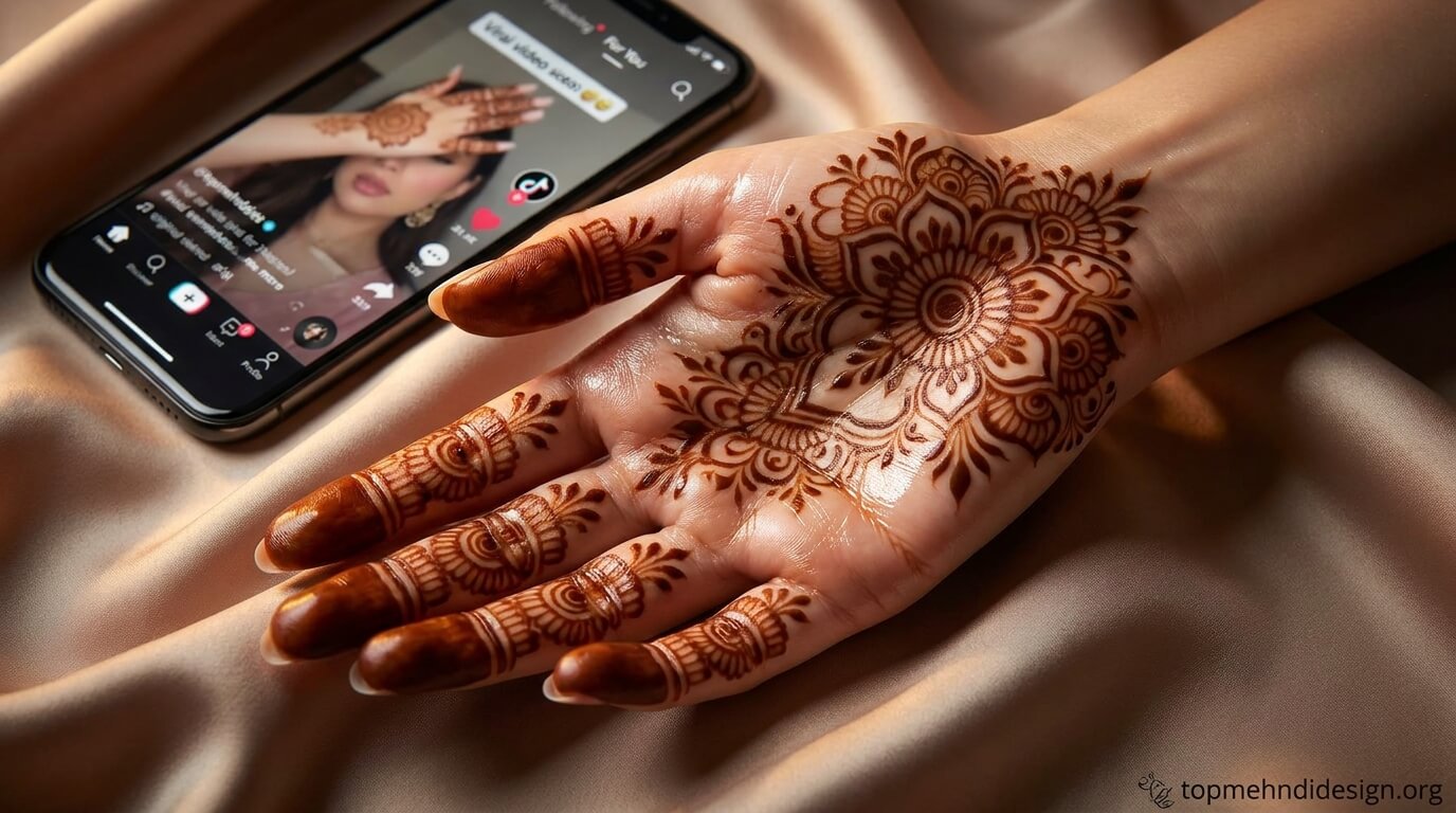 Bakra Eid Full Hand Mehndi Design Simple 2026 