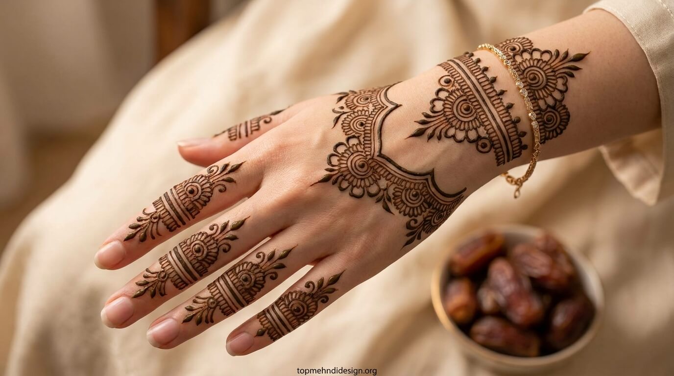 Bakra Eid Full Hand Mehndi Design Simple 2026 