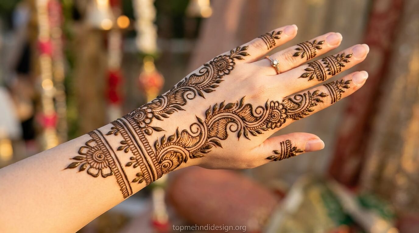 Bakra Eid Full Hand Mehndi Design Simple 2026 