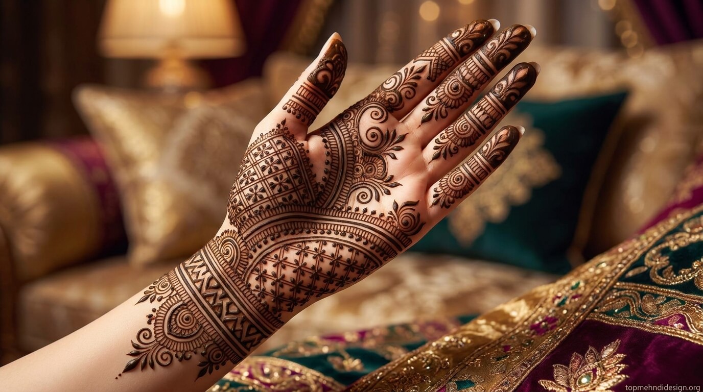 Bakra Eid Full Hand Mehndi Design Simple 2026 