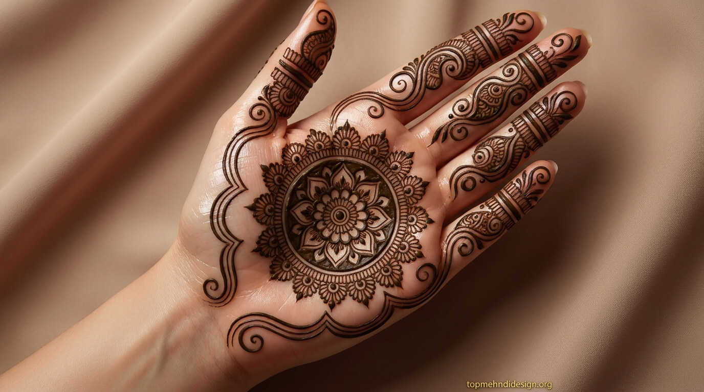 Bakra Eid Full Hand Mehndi Design Simple 2026 