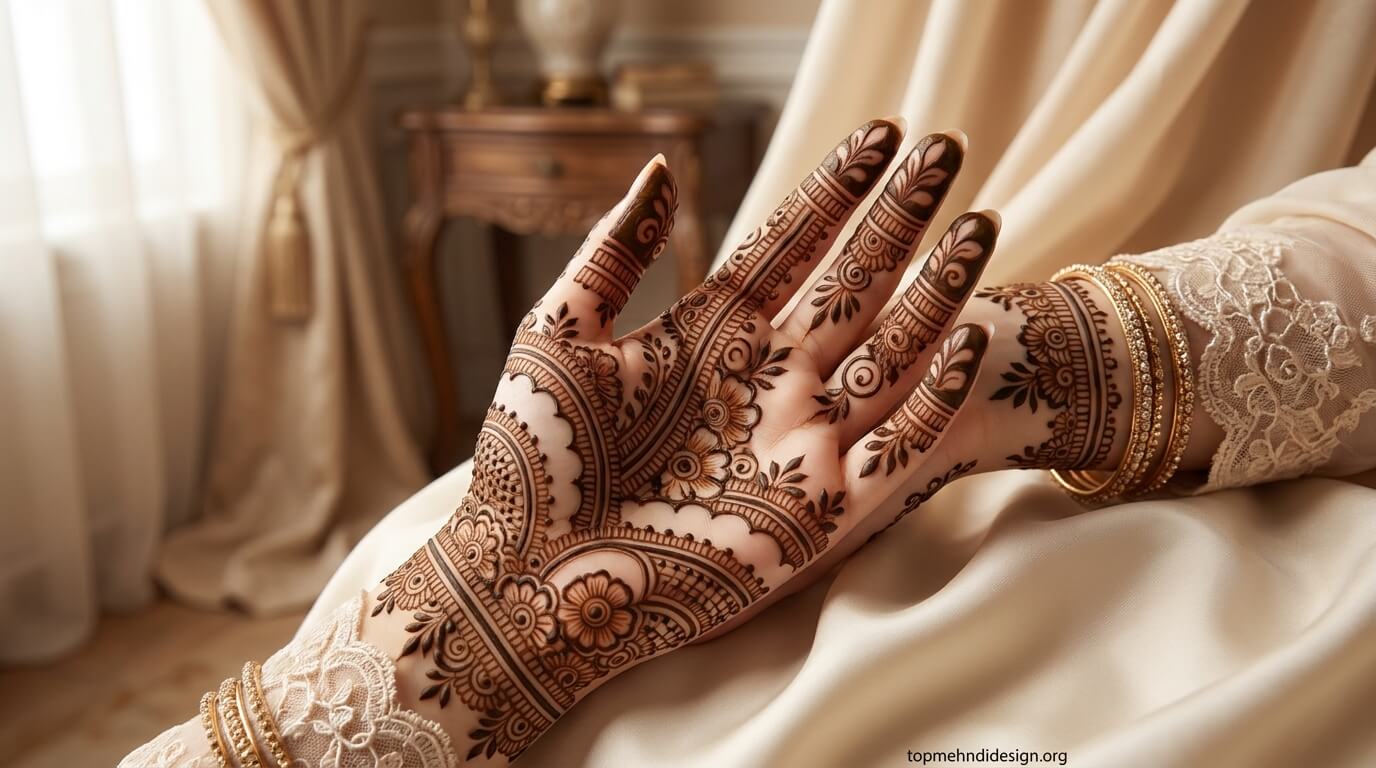 Bakra Eid Full Hand Mehndi Design Simple 2026 